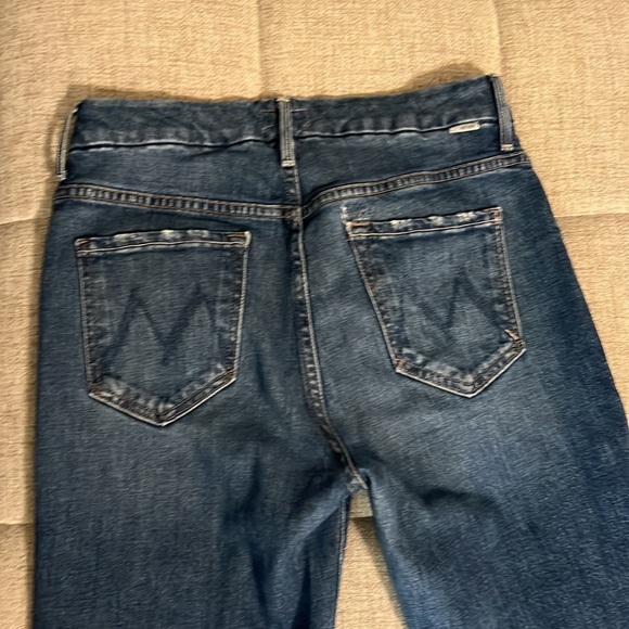 HP🎉!! MOTHER HIGH WAISTED LOOKER ANKLE FRAY 29 - Picture 12 of 16